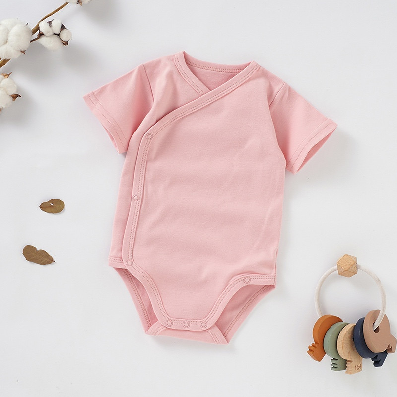 Organic Cotton Baby Kimono Romper, Onesie 3M 6M 12M